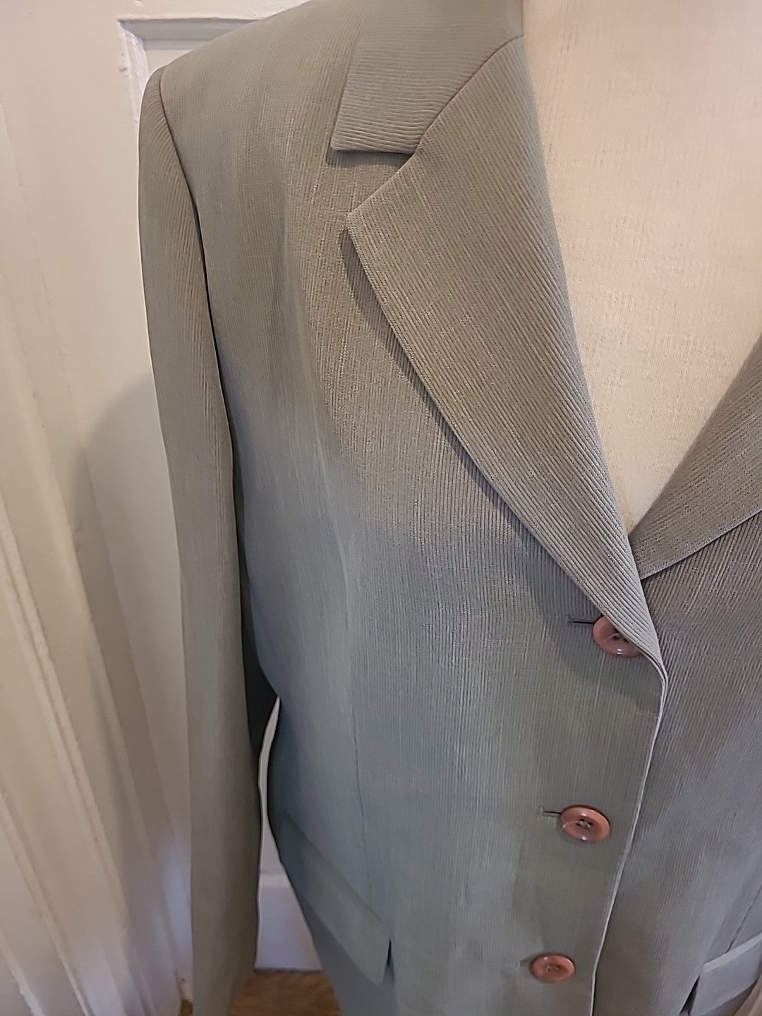 Mens Scott Taylor Size 20 Grey Padded Suit Jacket