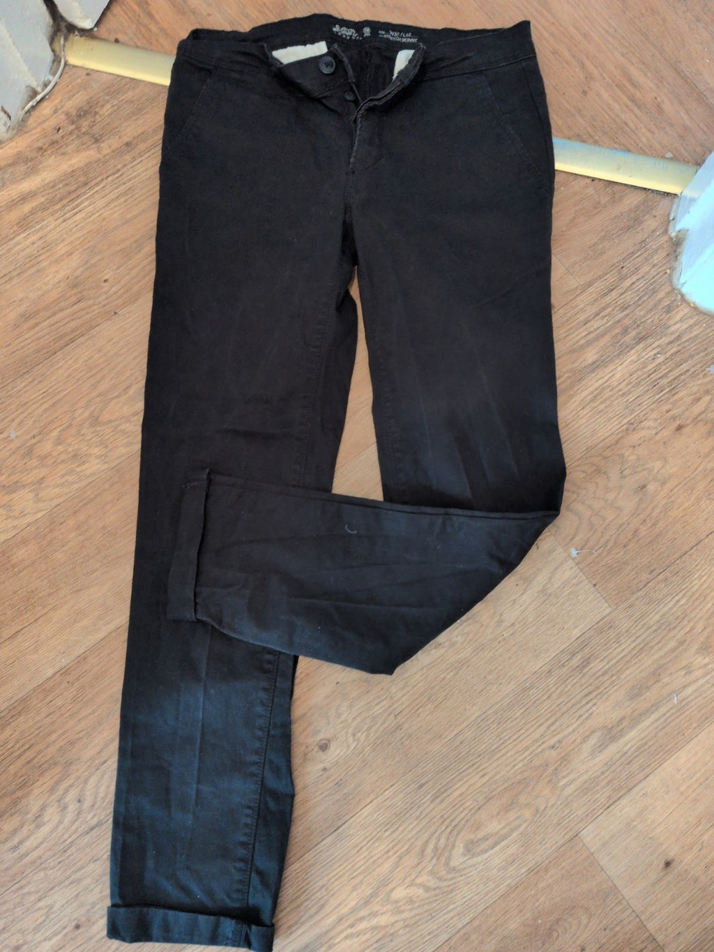 Mens Burton 32x32 Black Stretch Skinny Jeans