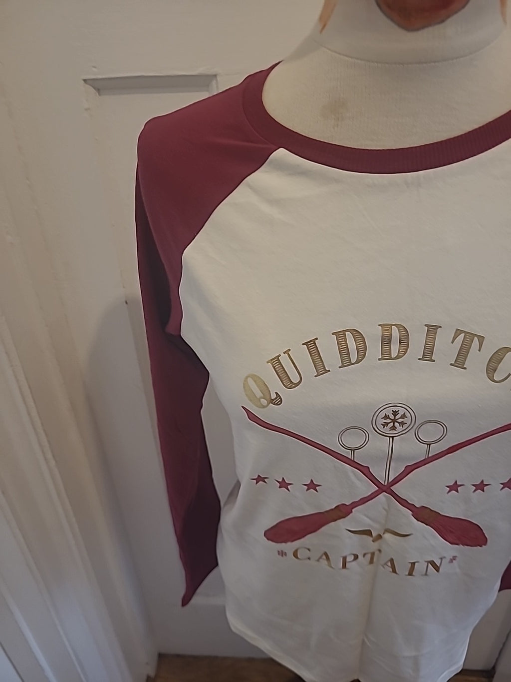 Brand New Ladies Size 8-10 Harry Potter Quidditch Pyjama Top