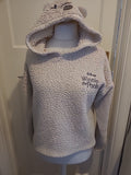 Ladies Winne The Pooh Size 14-16 Fluffy Hooded Jumper
