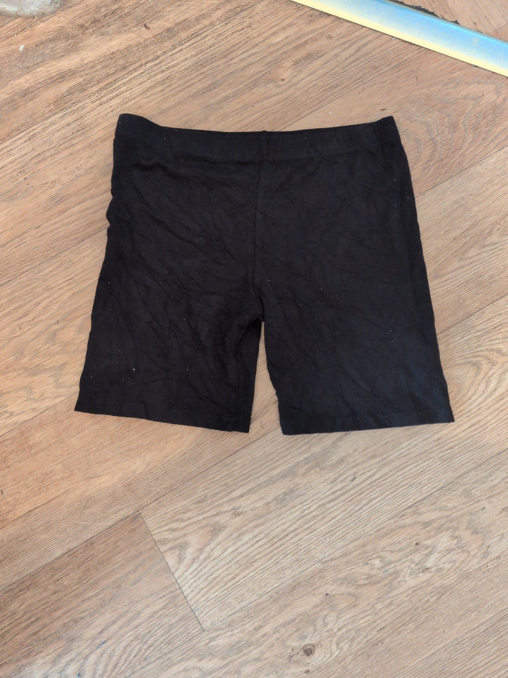 150cm Black Biker Shorts