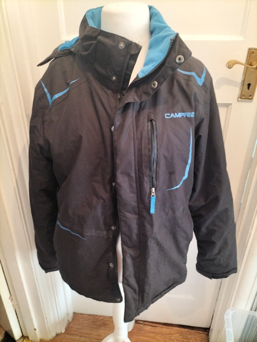 Campri Ski Outerwear Medium Black Coat