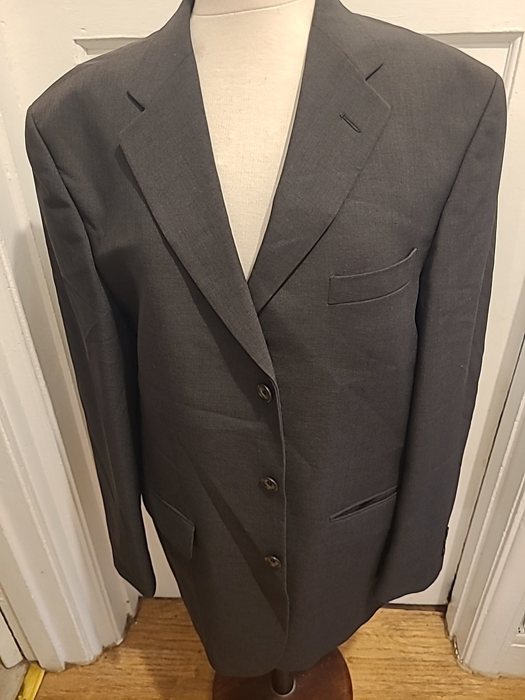 Mens Greenwoods Classic 42 Regular Black/ Brown Padded Blazee