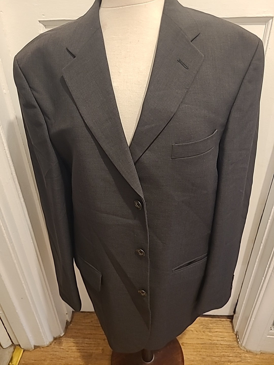 Mens Greenwoods Classic 42 Regular Black/ Brown Padded Blazee