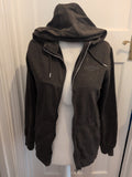 Primark Medium Full Zip Dark Khaki Hoodie