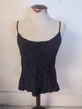 Ladies George Size 16 Essential Navy Sleeveless Cami T-shirt
