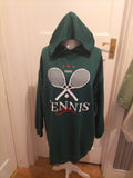 Ladies Asos Size 12 Bottle Green Tennis Oversized Jumper