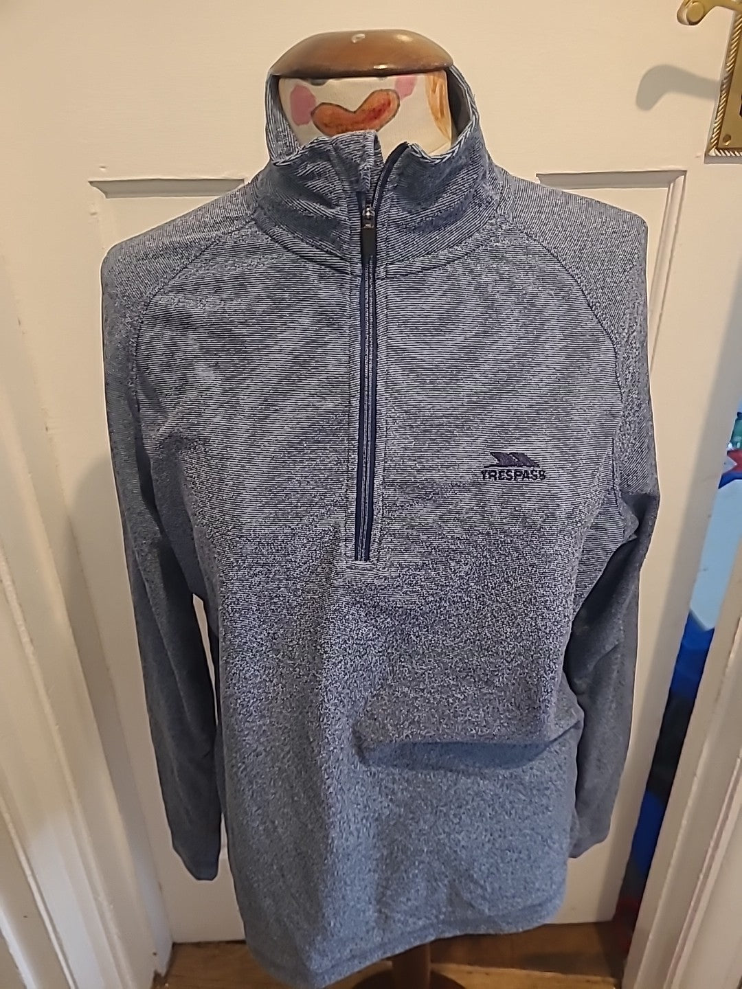 Ladies Trespass Size Medium Grey Fleck Long Sleeved Lightweight Jumper