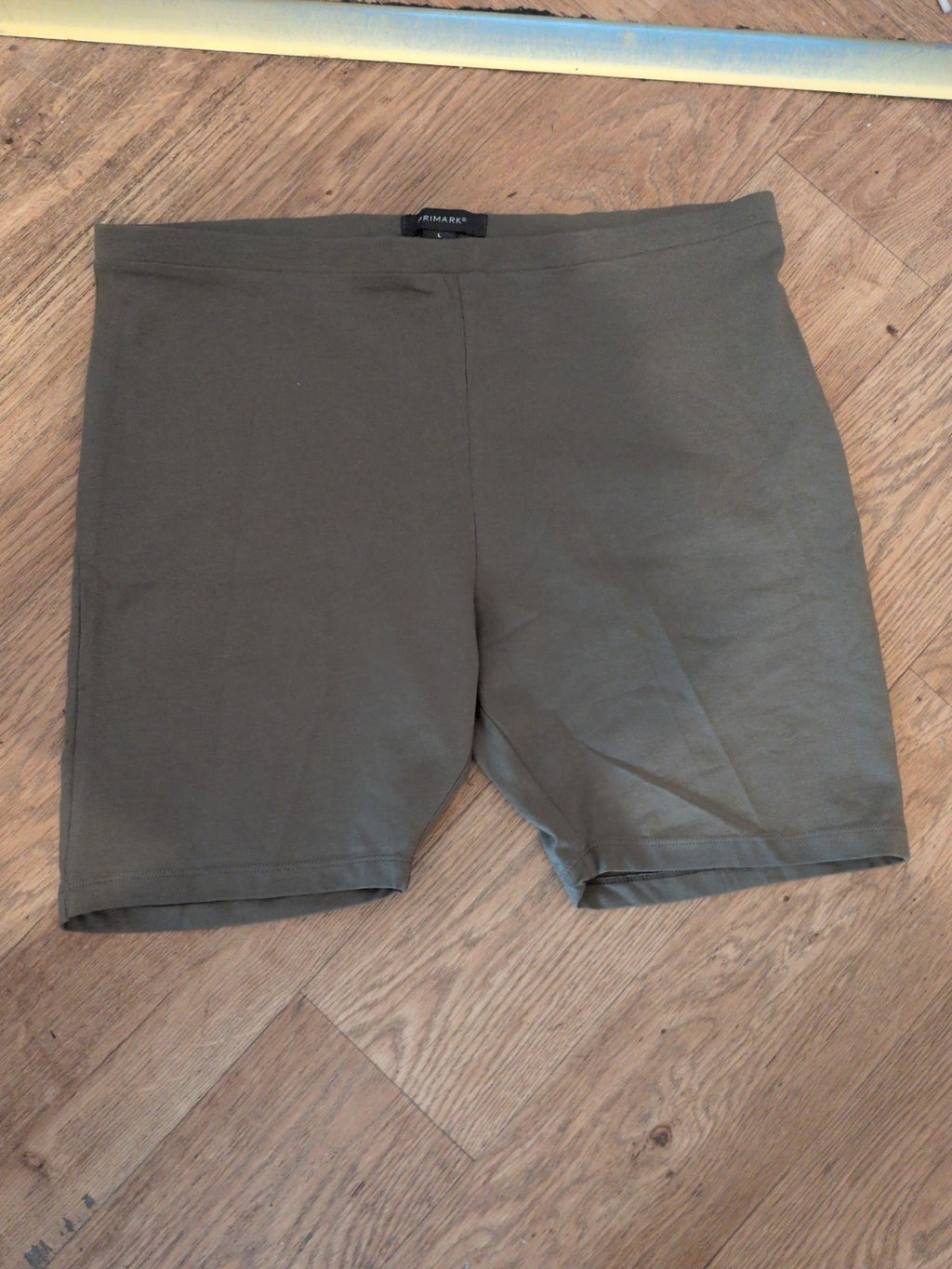 Primark 14-16 Green Biker Shorts