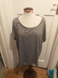 Ladies Souluxe Size XL Grey Fleck Short Sleeved Round Neck Tshirt