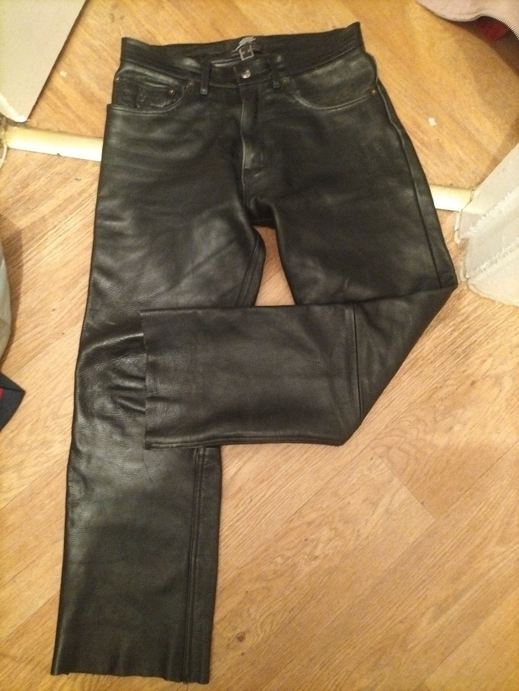 JTS 30" Black Motorcycle Trousers