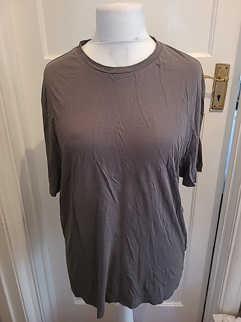 Mens Asos Size L Dark Grey Short Sleeved Tshirt