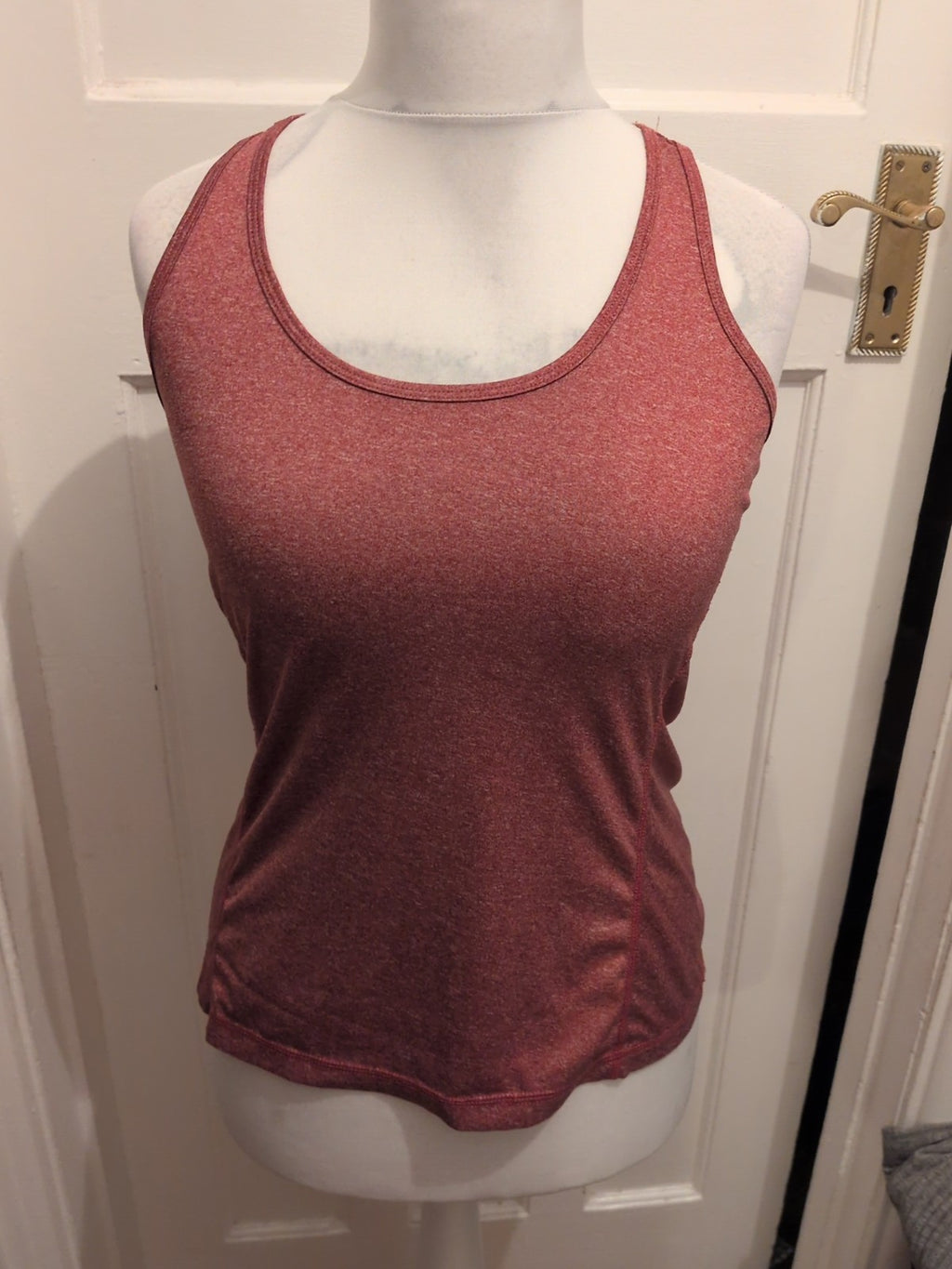 Izyzone Medium Red Fleck Racer Style Vest Top