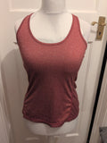 Izyzone Medium Red Fleck Racer Style Vest Top
