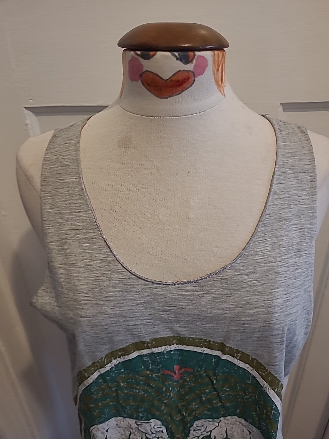 Ladies Large Grey Vest Top