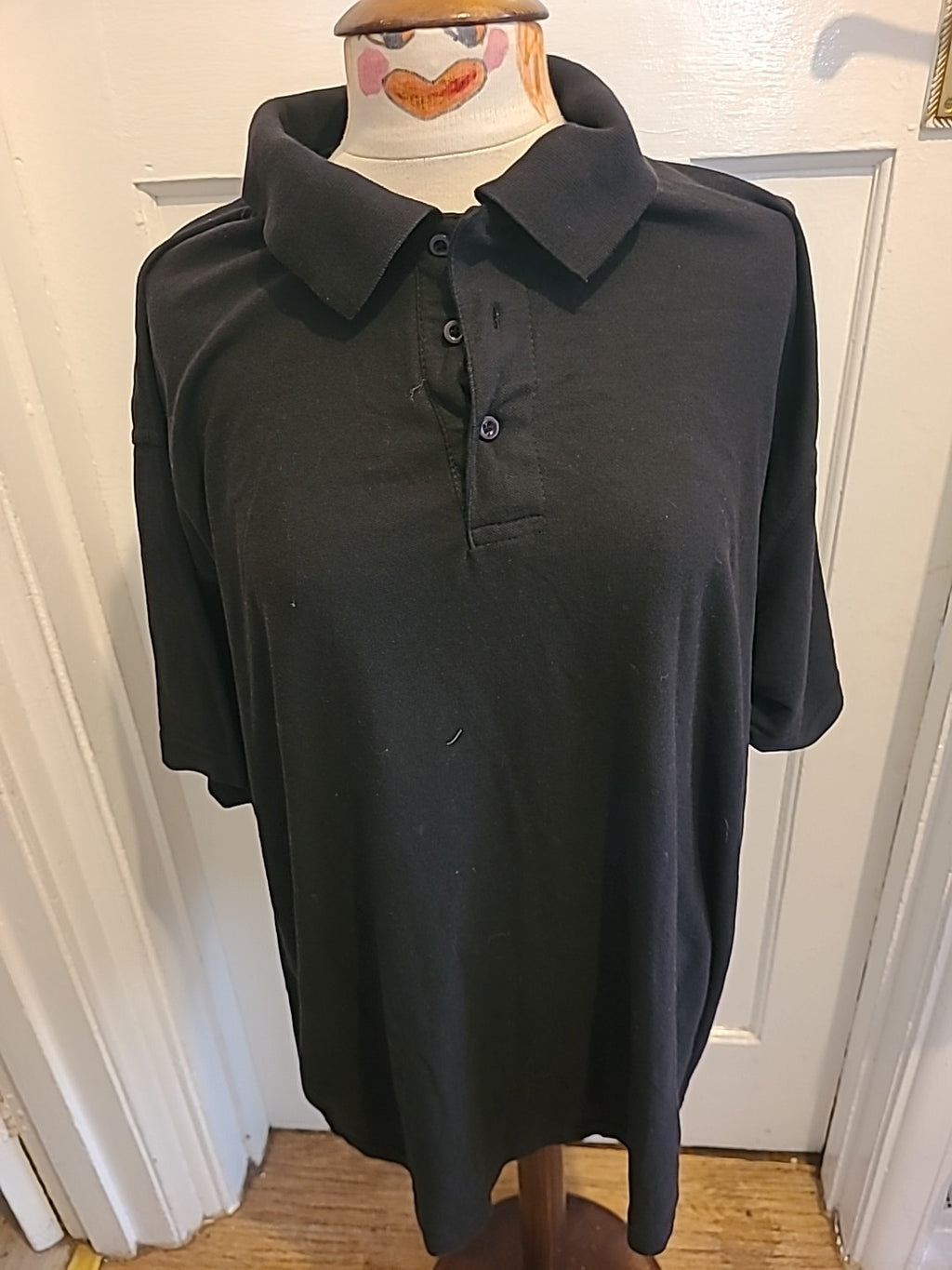 Mens BKS Size 3xl Black Short Sleeved Polo