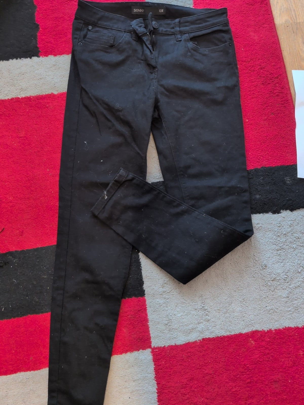 Ladies Next Size 10r Skinny Black Jeans