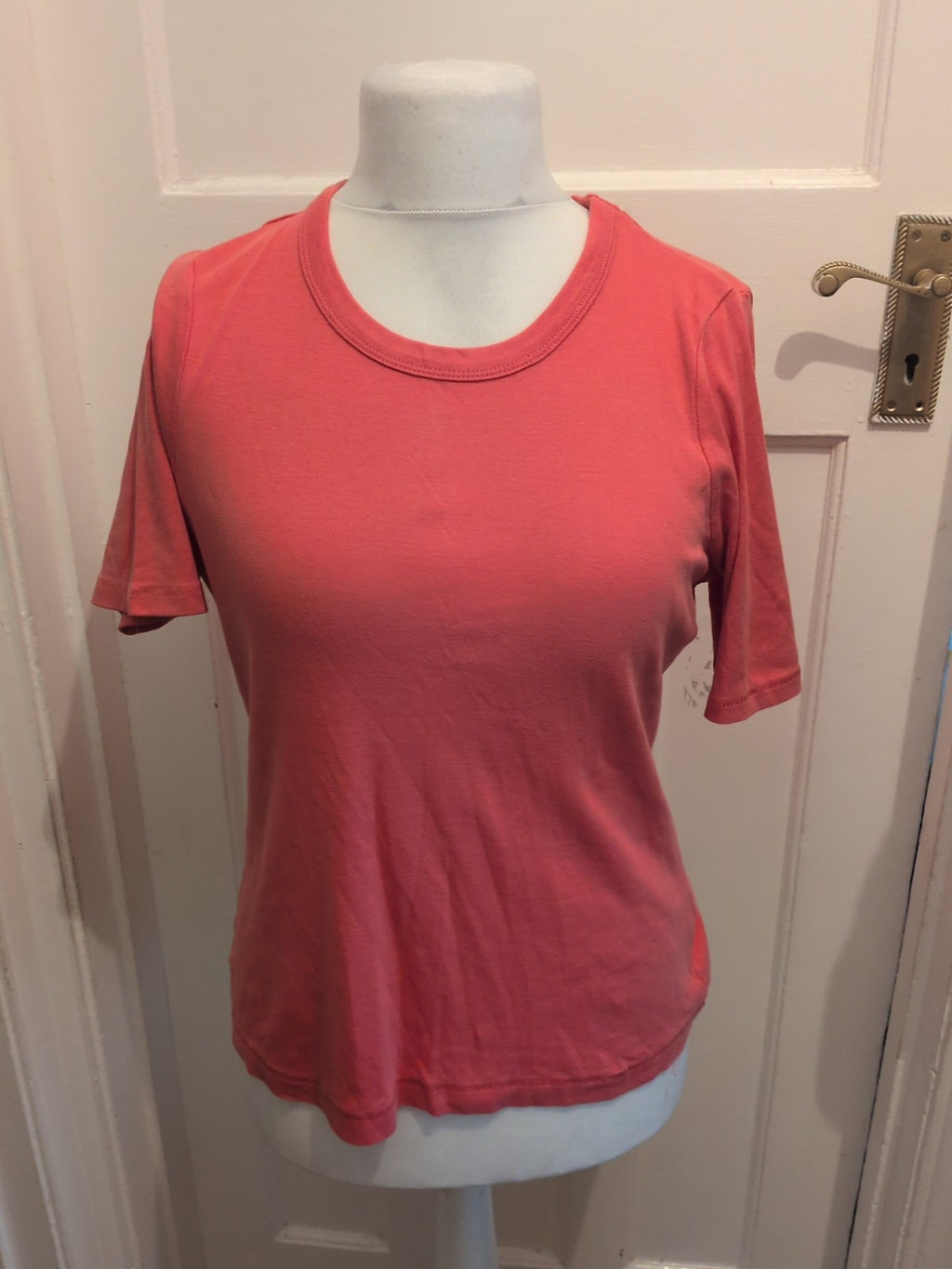 Tu Woman 16 Pink Round Neck Short Sleeve T-shirt