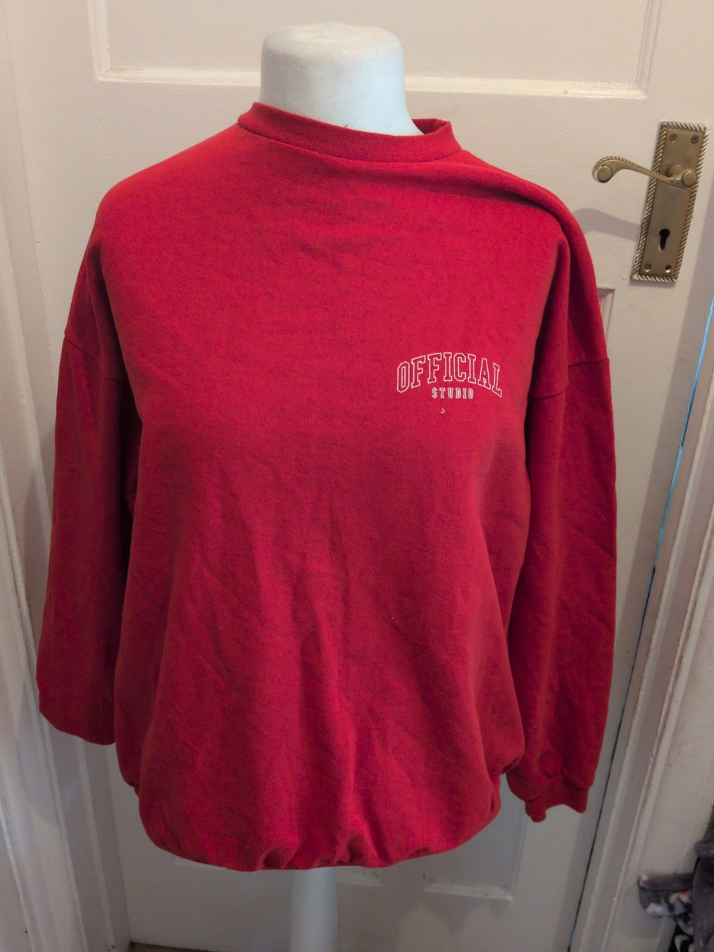 Boohoo Medium Red Pullover Jumper