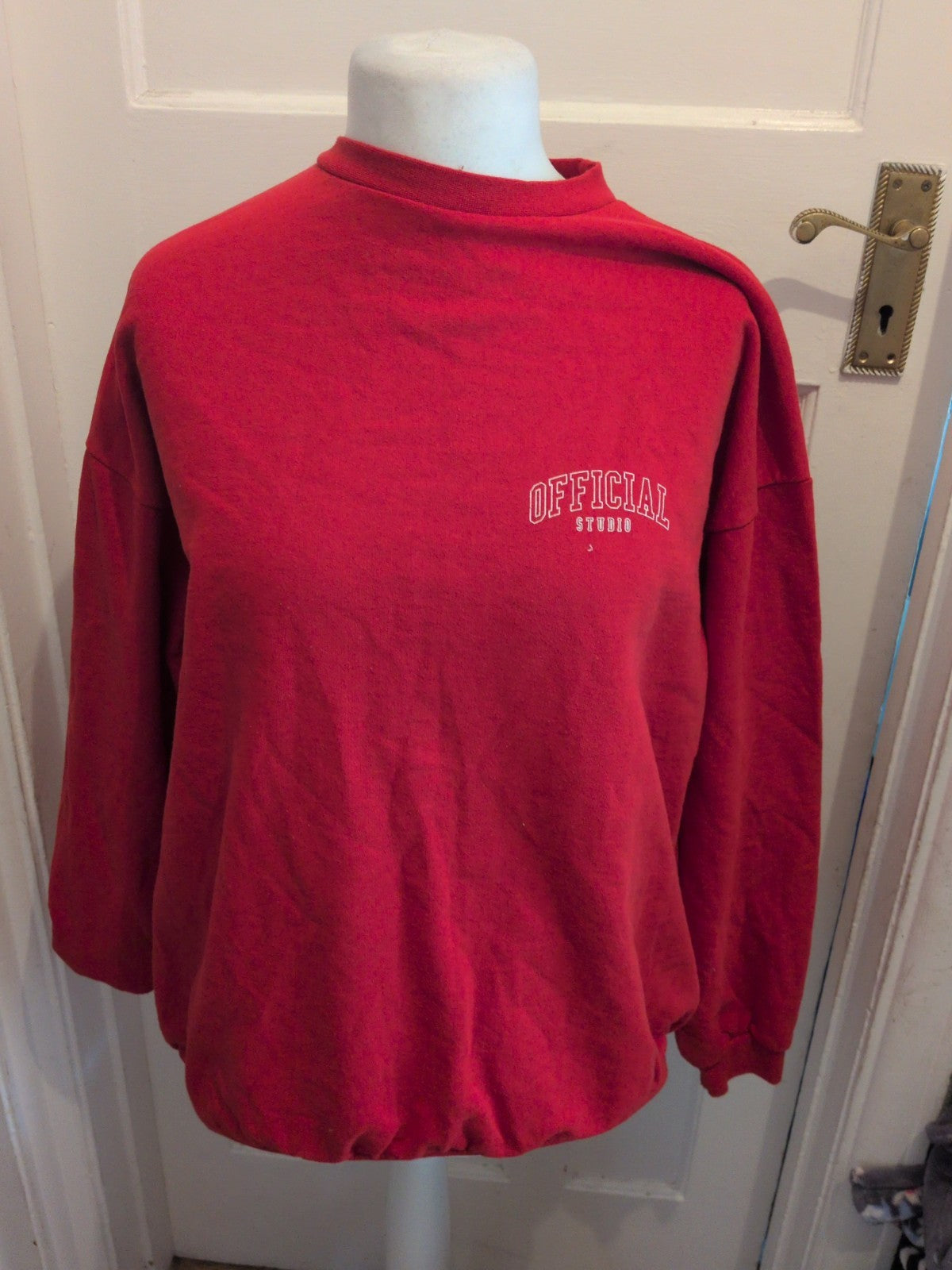Boohoo Medium Red Pullover Jumper