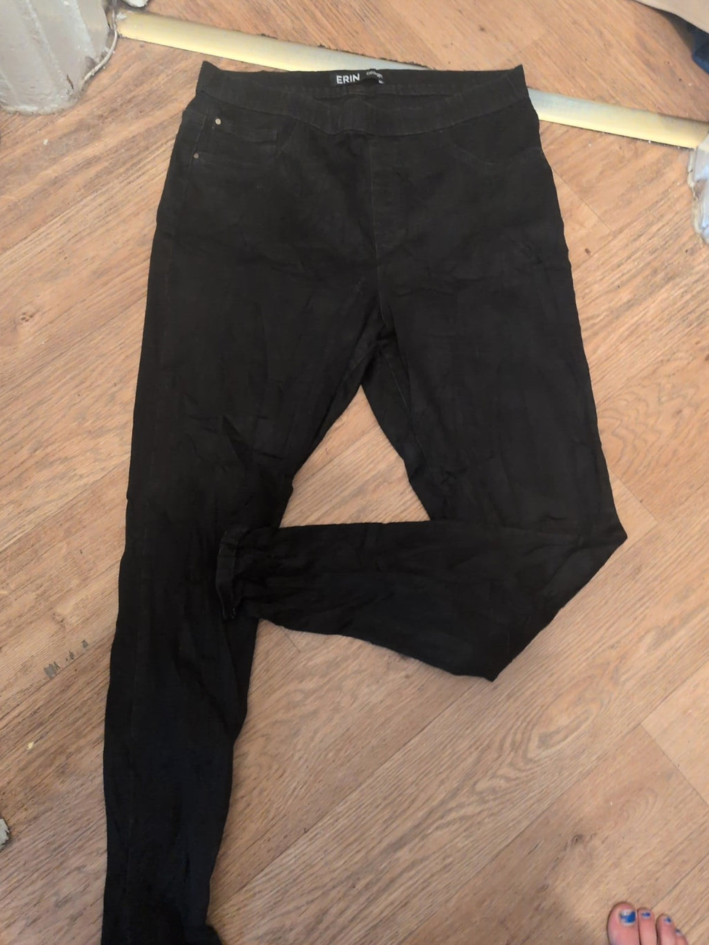George 14 Long "Erin" Black Jeggings