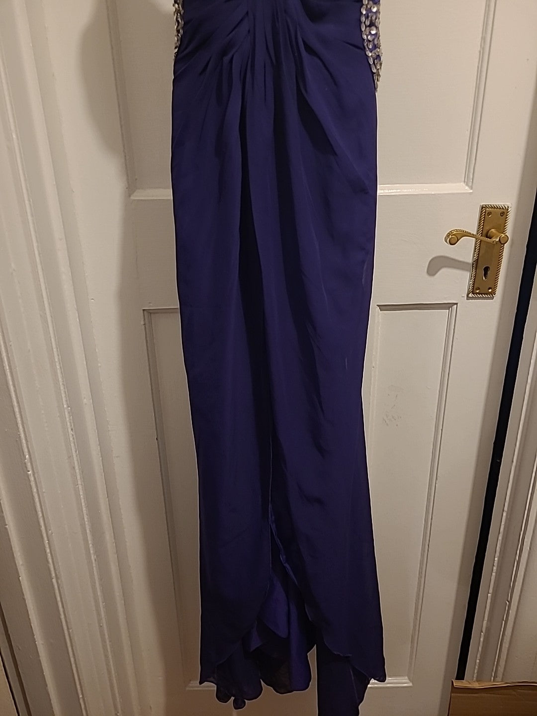 Ladies Size 2 Purple Sleeveless Bridemaid Dress