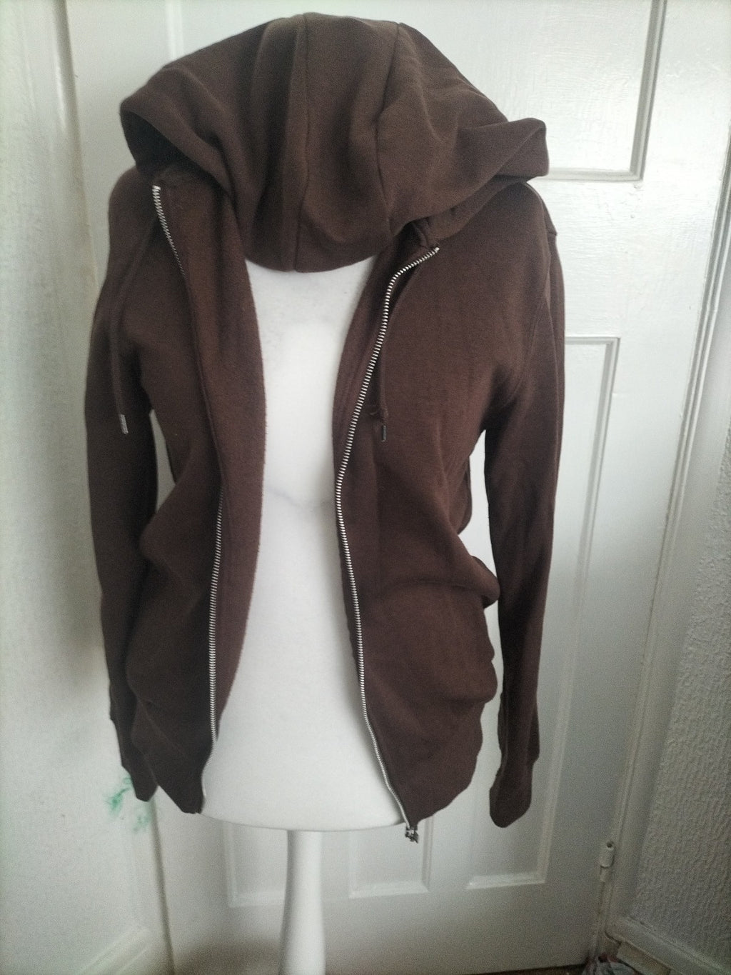 Mens Primark Size Small Brown Hoodie Zipped