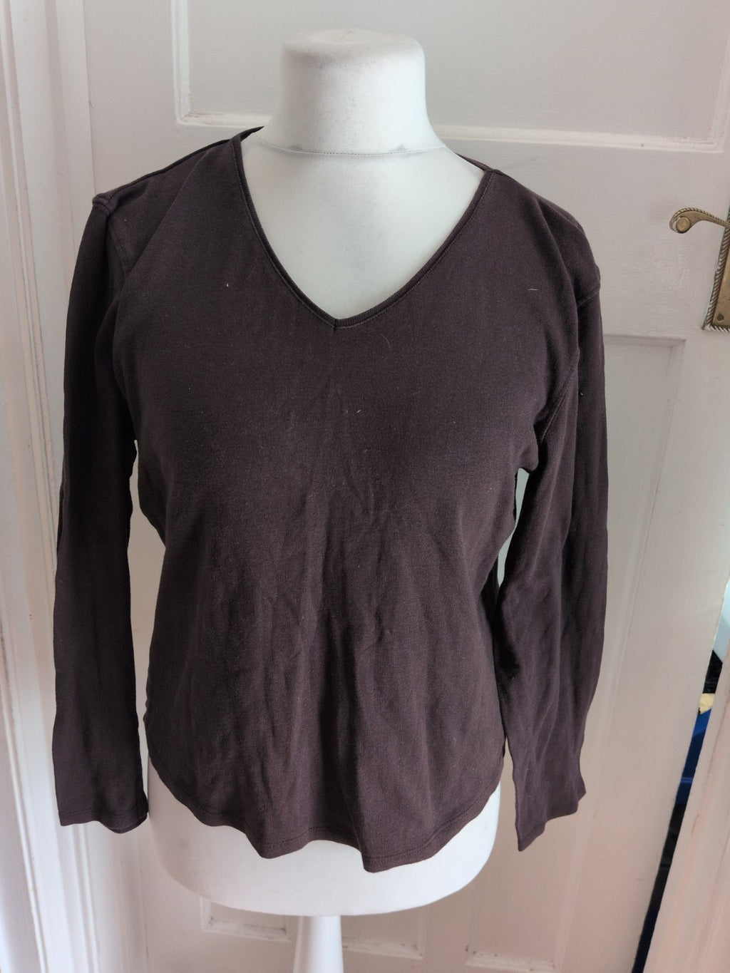 Bonmarche Large V Neck Jumper Charcoal