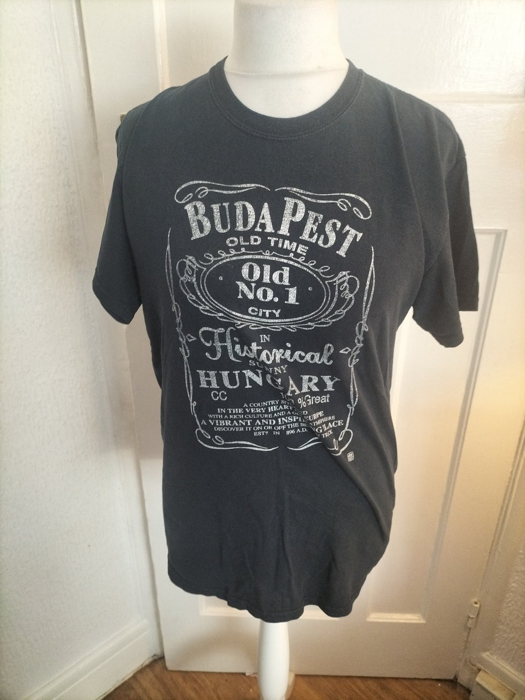 Mens Gildan Size M Budapest Short Sleeved Tshirt