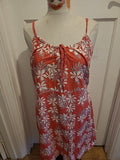 Ladies Trespass Size Large Pink/White/Grey Sleeveless Strappy Dress