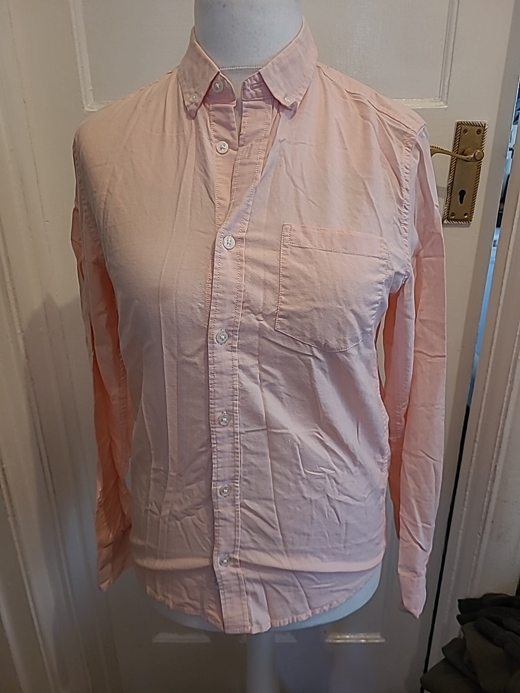 Mens Burton Size Small Pink Long Sleeved Shirt