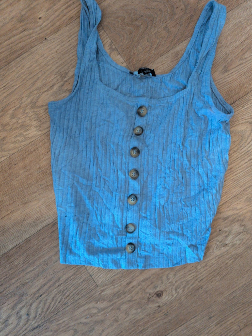 New Look 915 Generation 14/15 Years Blue Sleeveless T-shirt