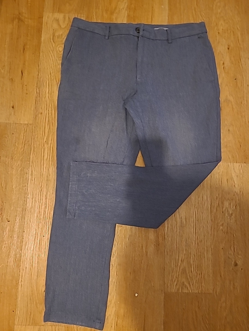 Mens Tu Size 36x30 Grey Fleck Slim Fit Trousers