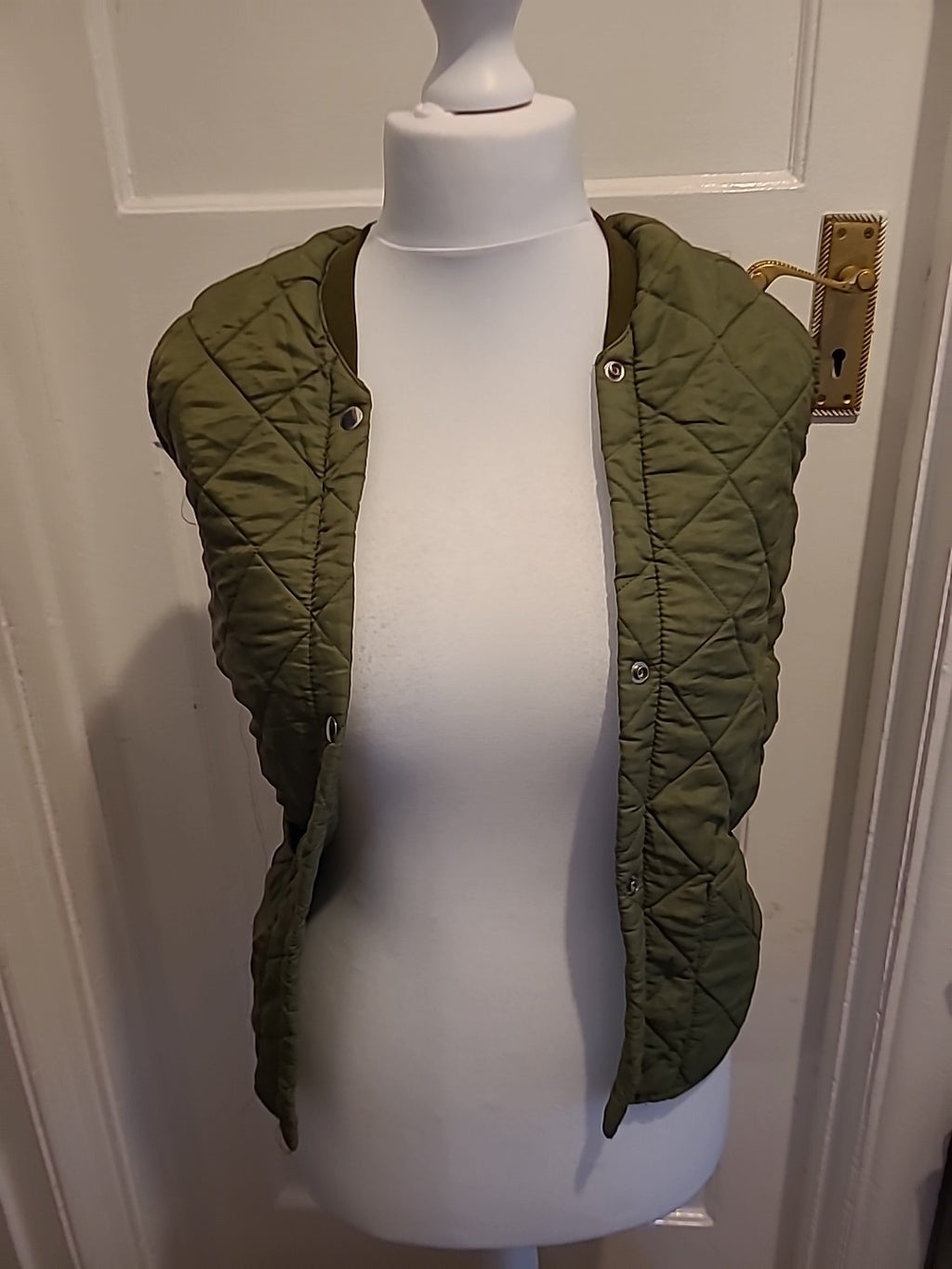 Unisex Loveson Size 32" Chest Khaki Green Gilet