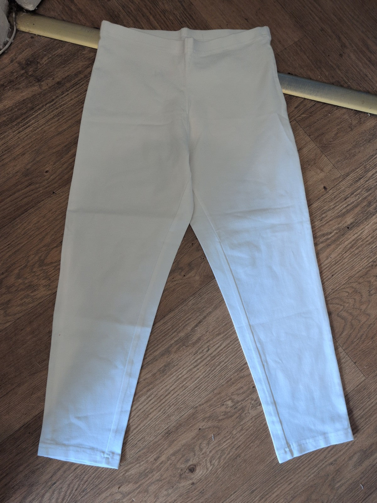 Ladies George Medium White Leggings