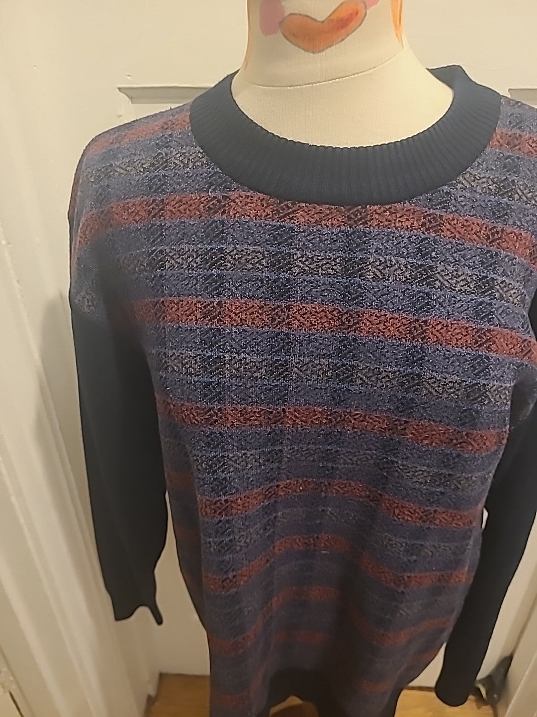 Mens Todd Baxter Size Large Multi Long Sleeved Pullover Jumper