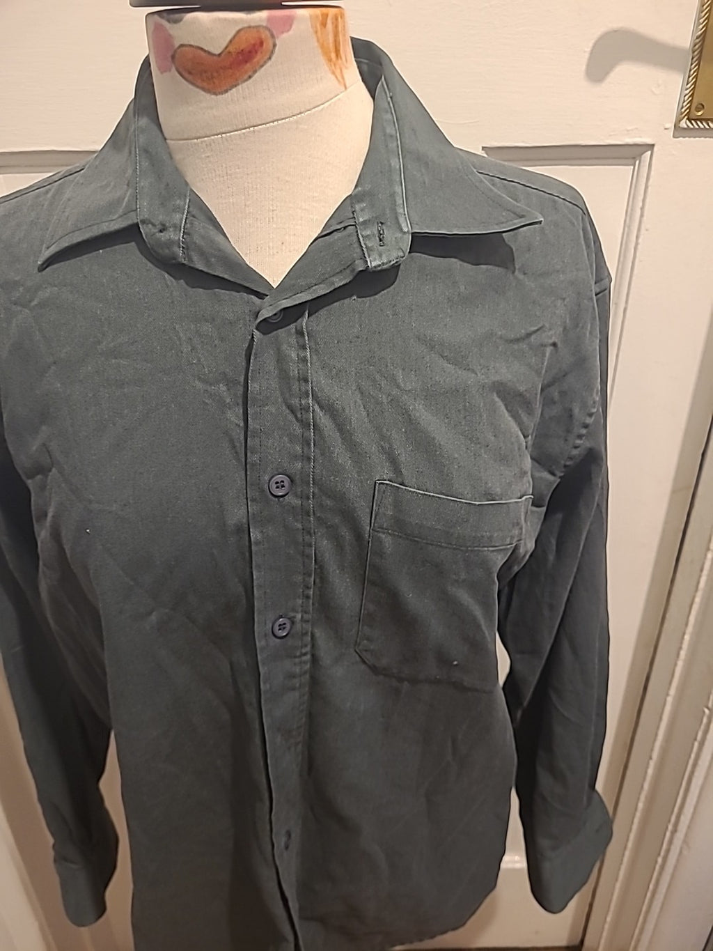 Mens Northwood Size Small Grey Long Sleeved Shirt