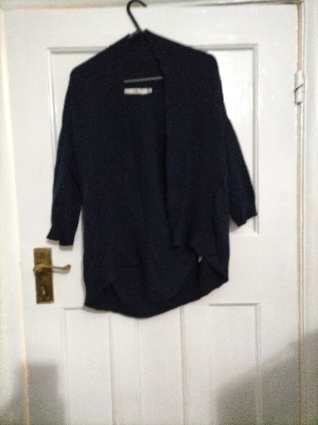 Ladies Isle M navy Blouse