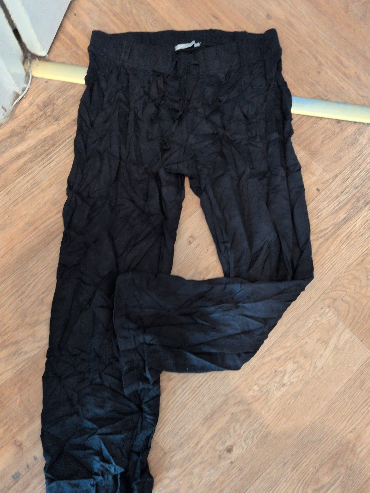 George 16 Black Trousers With Drawstring