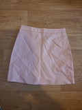 Ladies Dancing Leopard Size 6 Pink Pleather Mini Skirt