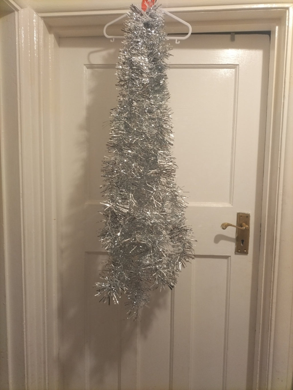 Brand new Silver 2M Christmas decoration Tinsel