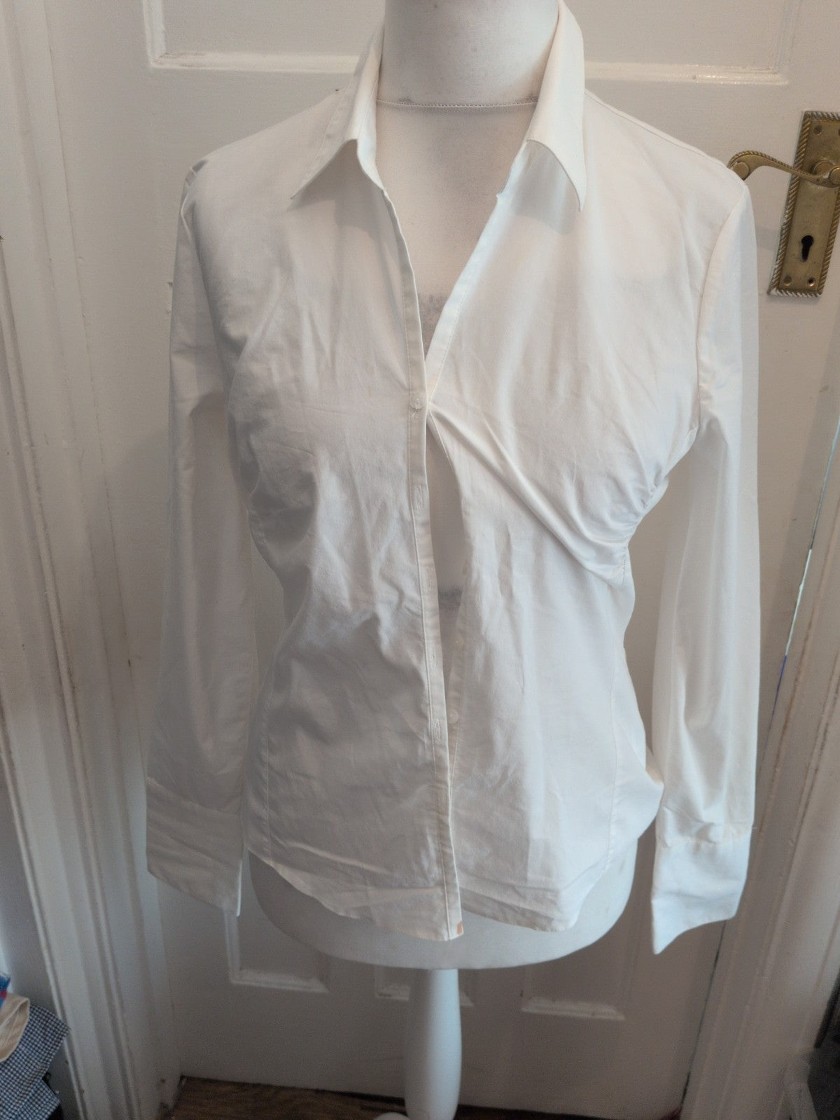 Authentic Clothing Company 14 White Long Sleeve Shirt