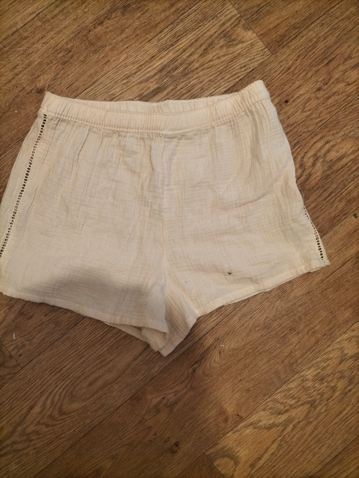 Ladies Tu Size 10 Pale Mocha Elasticated Sleep Shorts