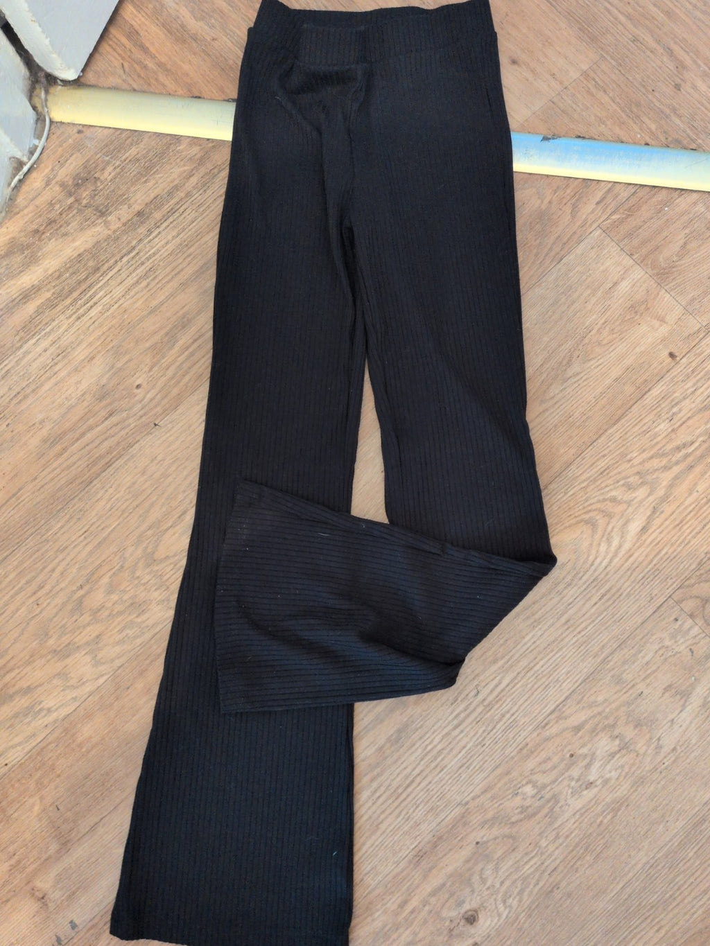 H&M Girls 10-11 Years Black Flared Trousers