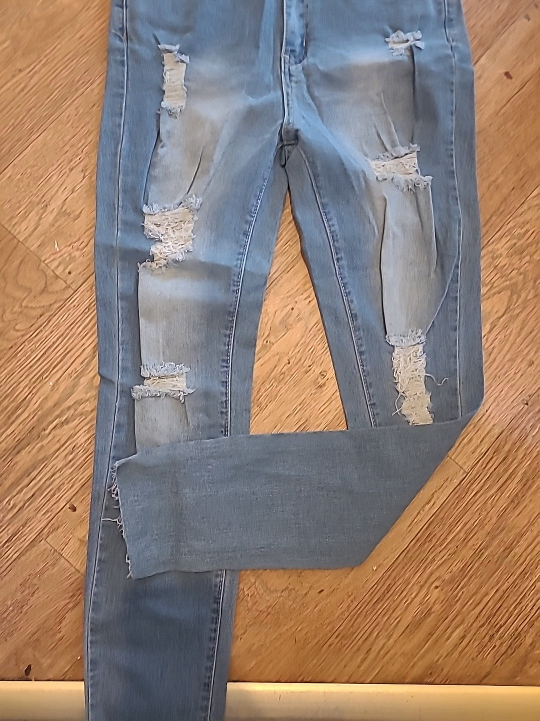 Ladies Shein Size Small Denim Ripped Jeans
