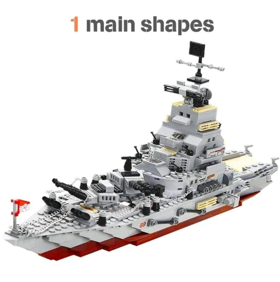 Brand New  Warship 1068 Pieces