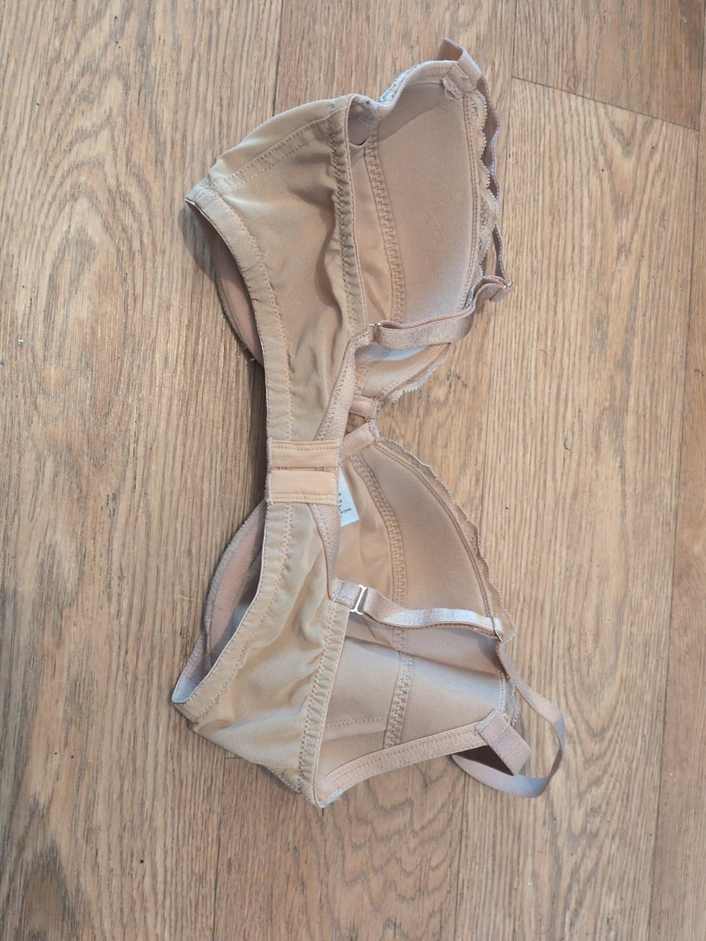 Ann Summers 34DD Brown Lace Detail Padded And Wired Bra