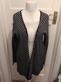 Esmara 14-16 Black Patterned Cardigan