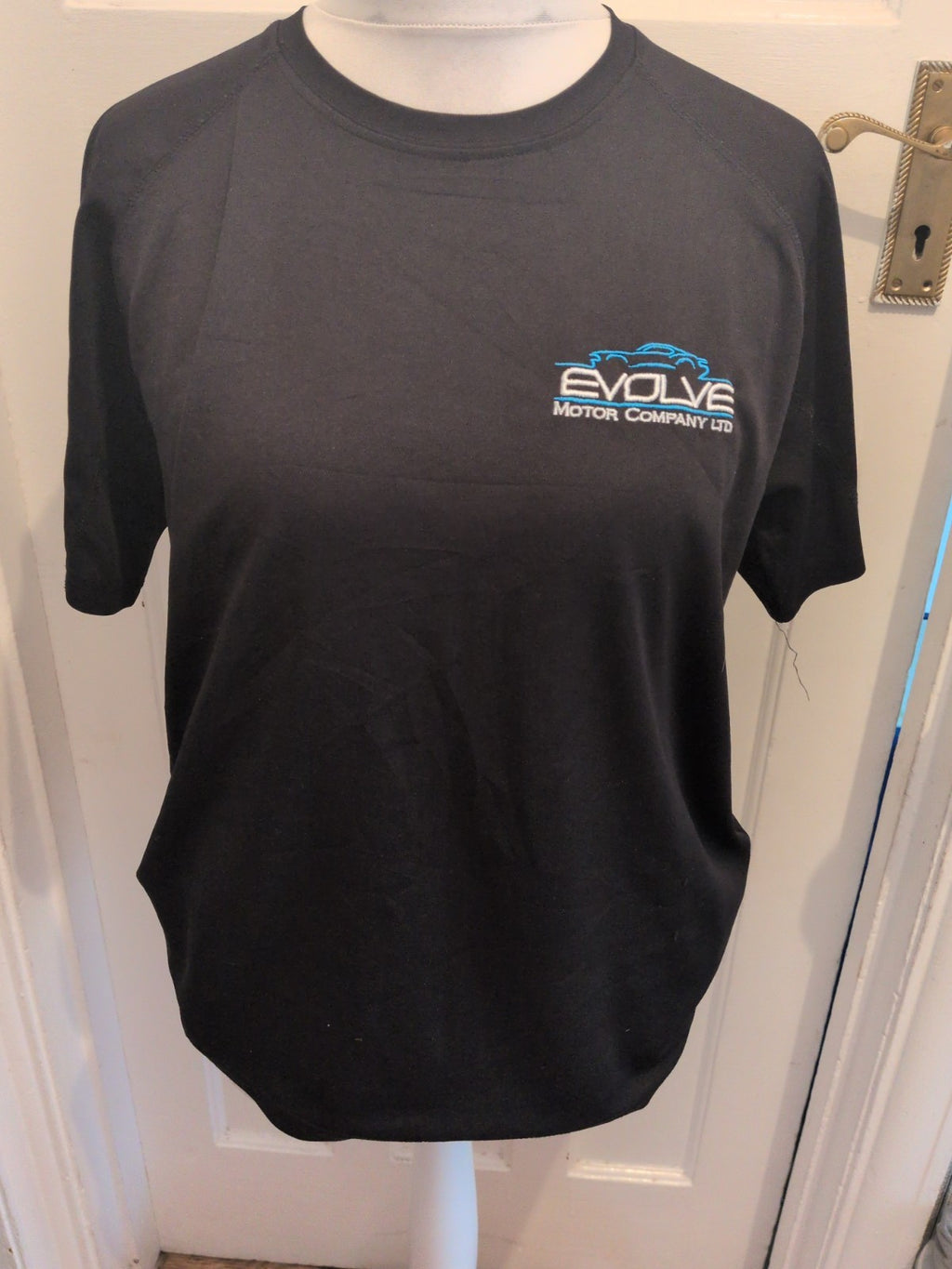 Large Evolve Black Motor Company Short Sleeve T-shirt
