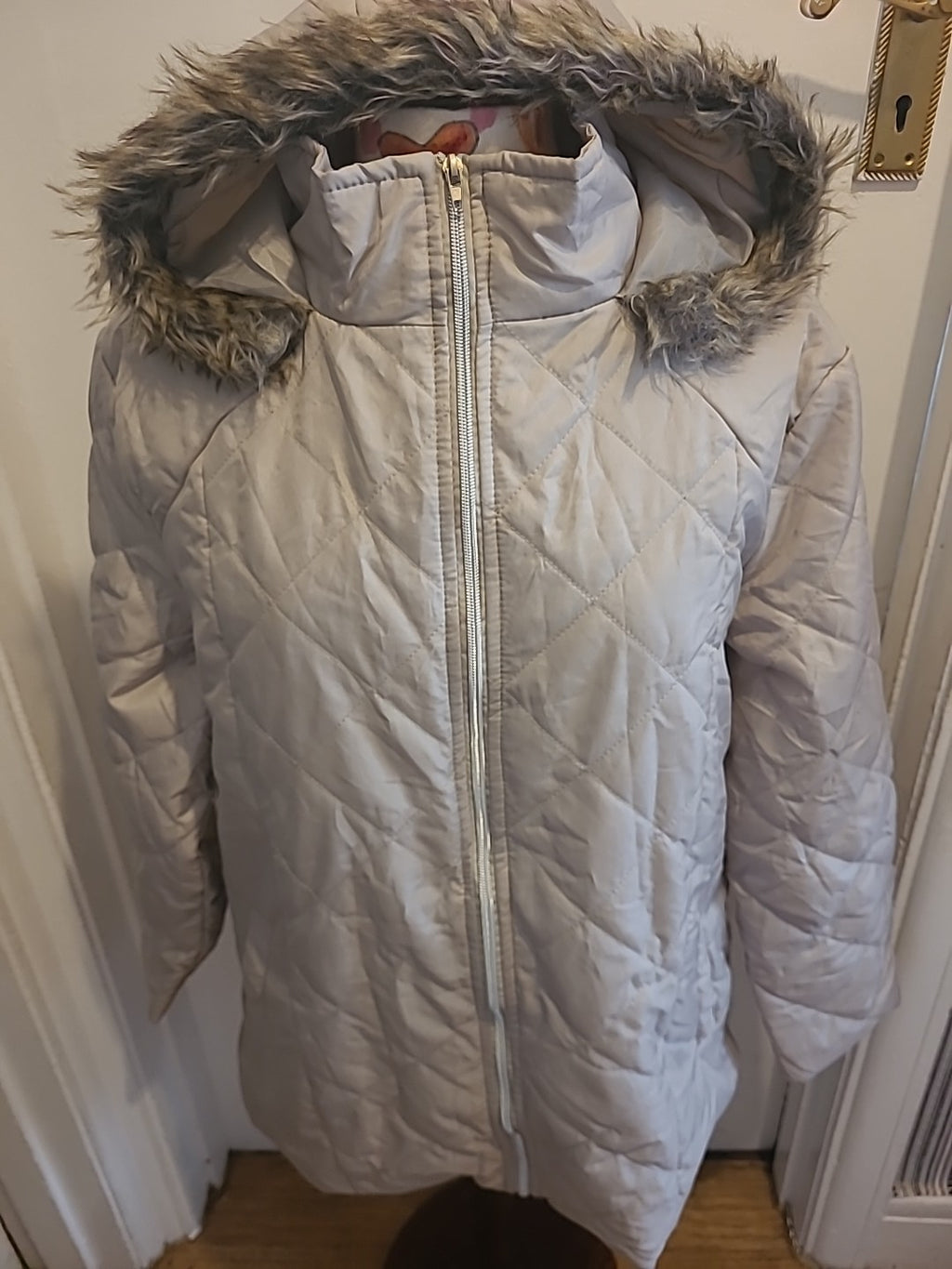 Ladies Anne De Lançay Size Medium Beige Coat